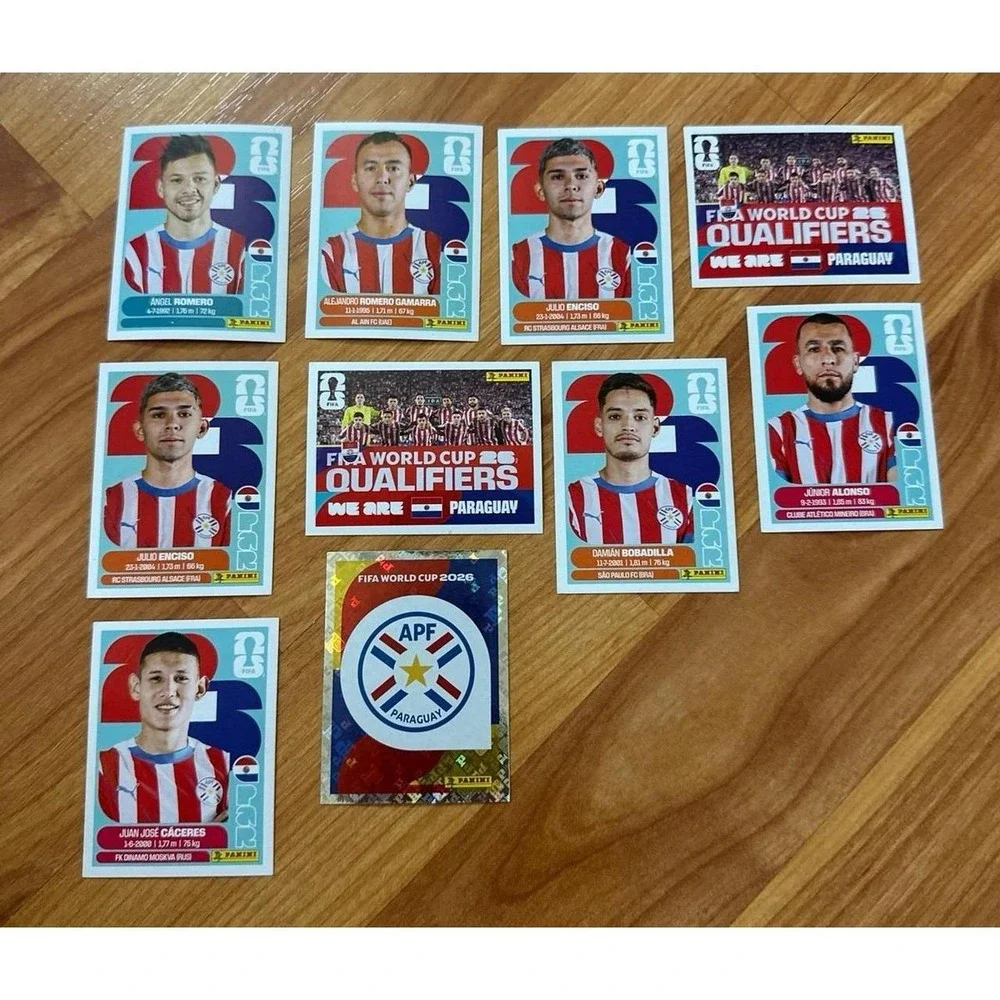 Panini FIFA World Cup 2026 Paraguay Soccer Trading Cards